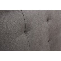 Кровать Zarrina 160 см х 200 см grey fabric + white PU