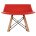 Пластиковый стул Eames PC-015 красный 