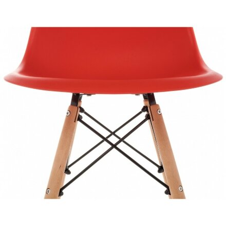Пластиковый стул Eames PC-015 красный 