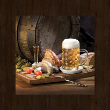 Прямоугольная столешница Werzalit (70х120 см) 272-620 цвет Коричневый с рисунком
