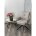 Стул PONCE 360 град. поворот. Brego-31 Бежевый, ткань/ XD841-06 Коричневый, букле/ Черный, ®DISAUR 