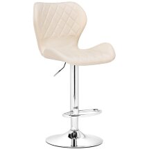 Барный стул Porch chrome / beige