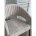 Стул SNUG 3018-03 светло-серый, шенилл / черный каркас, ®DISAUR 