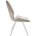 Стул DikLine 243 B03 BEIGE поворотный/ ножки белые 