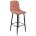 Барный стул Marvin terracotta / brown 
