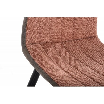 Барный стул Marvin terracotta / brown 