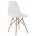 Пластиковый стул Eames PC-015 белый 