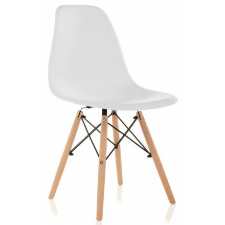 Пластиковый стул Eames PC-015 белый 