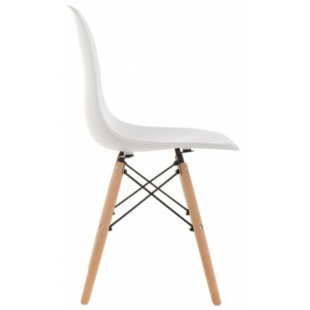 Пластиковый стул Eames PC-015 белый 