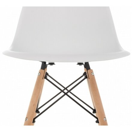 Пластиковый стул Eames PC-015 белый 
