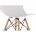 Пластиковый стул Eames PC-015 белый 
