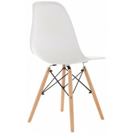 Пластиковый стул Eames PC-015 белый 