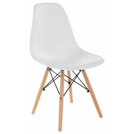 Пластиковый стул Eames PC-015 белый 