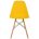 Пластиковый стул Eames PC-015 желтый 