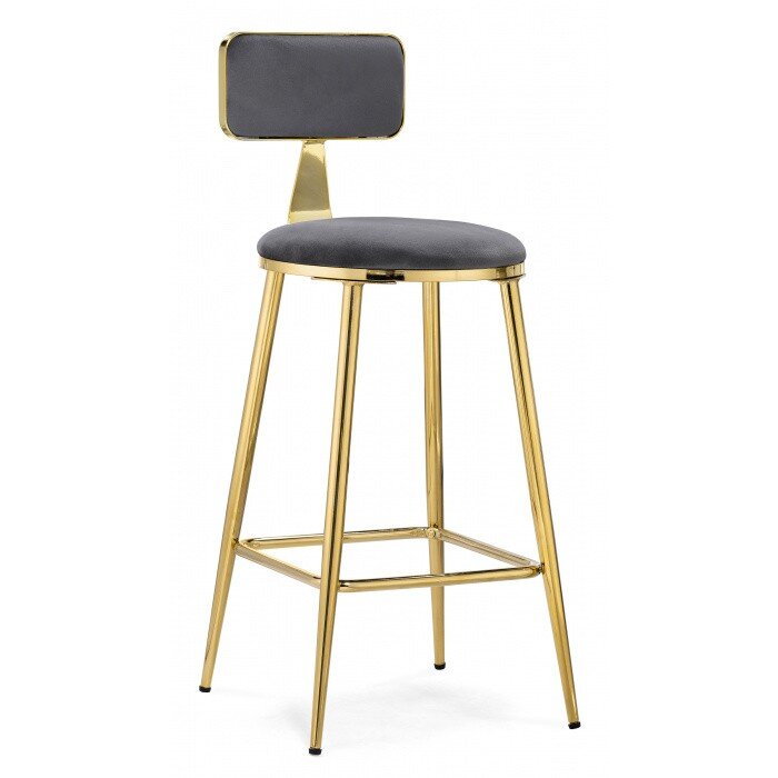 Барный стул Persi dark gray / gold Барный стул Persi dark gray / gold