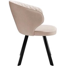 Стул DikLine 249 поворотный, B03 BEIGE, ножки черные